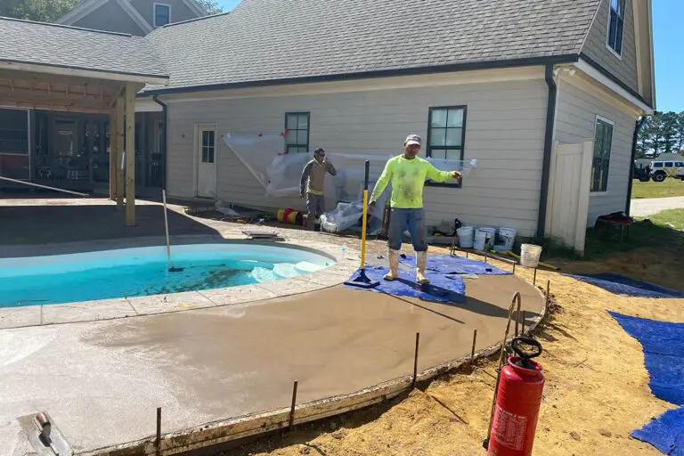 Patriots Concrete Commercial Industrial and Residential Hardscapes and Pool Surrounds